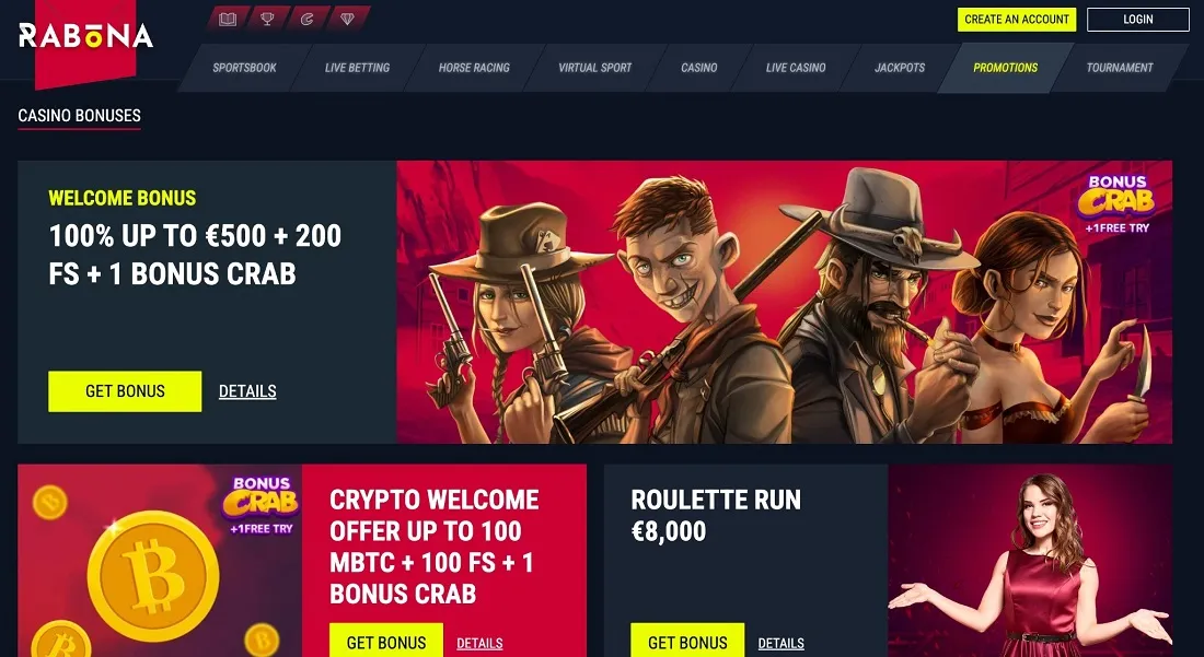 Bonuses and Promotions